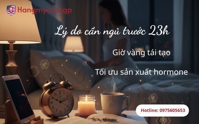 Lý do cần ngủ trước 23h