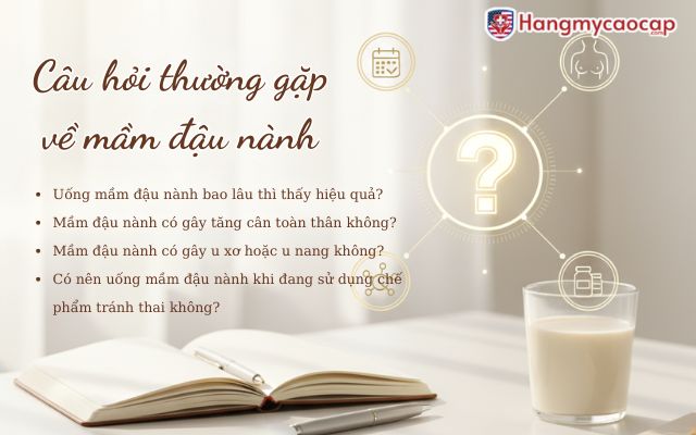 Câu hỏi thường gặp về mầm đậu nành
