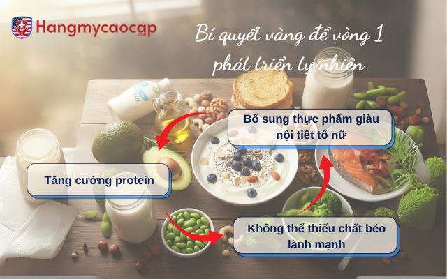 Bí quyết vàng để vòng 1 phát triển tự nhiên