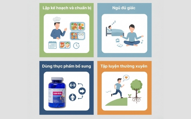 Bí quyết giảm cân bền vững cho sinh viên và người bận rộn