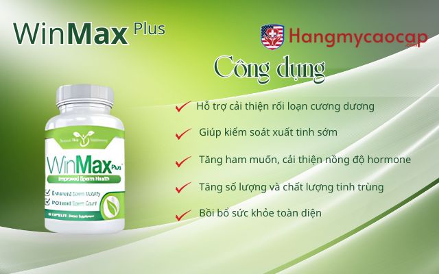 Công dụng đột phá của Winmax Plus