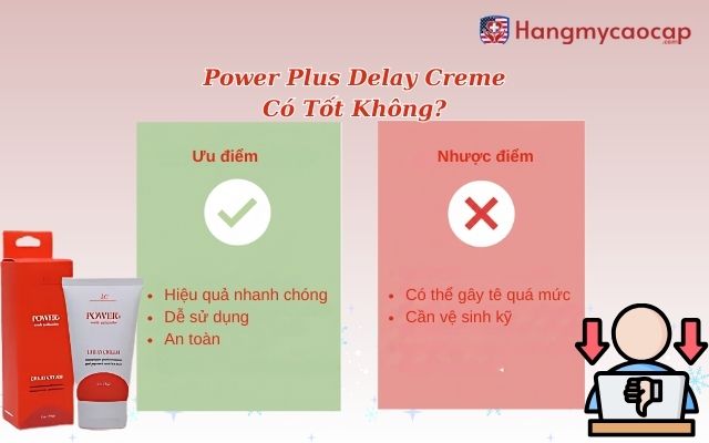 Power Plus Delay Creme Có Tốt Không?