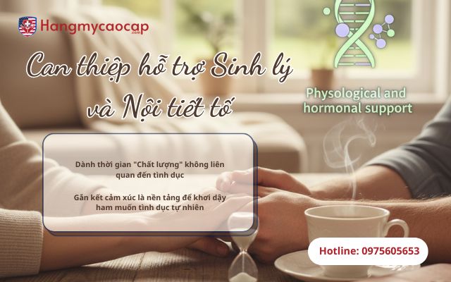Can thiệp hỗ trợ Sinh lý và Nội tiết tố