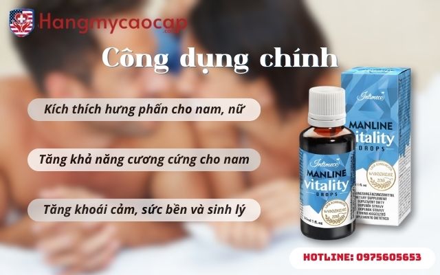 Công dụng Manline Vitality