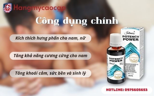 Công dụng Potency Power