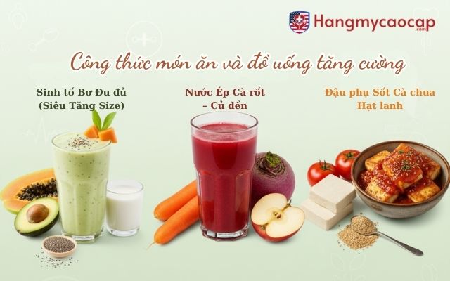 Công thức món ăn và đồ uống tăng cường