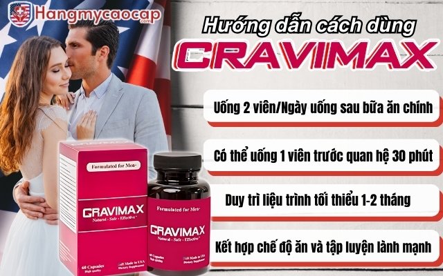Cách sử dụng Cravimax