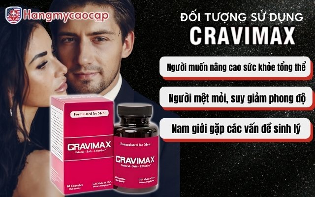 Đối tượng nên dùng Cravimax USA
