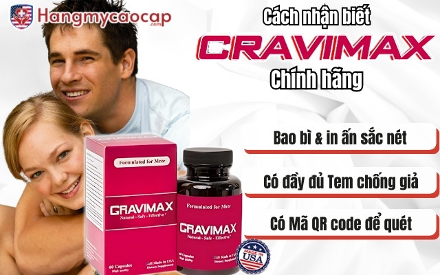 Cách nhận biết Cravimax chính hãng nhập khẩu Mỹ