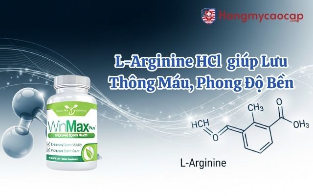 L-Arginine hoạt chất giúp lưu thông máu