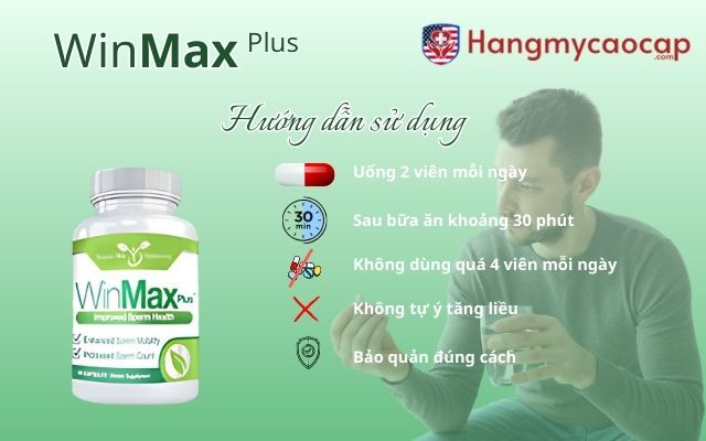 Hướng dẫn sử dụng Winmax Plus hiệu quả: Liều dùng, liệu trình và lưu ý