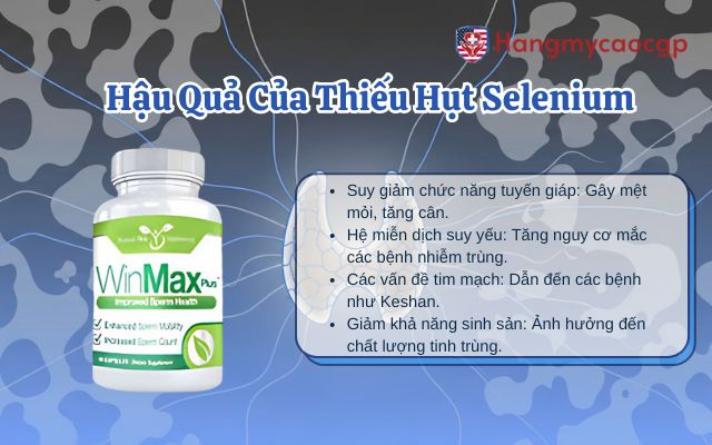 Hậu Quả Của Thiếu Hụt Selenium