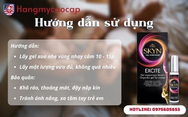 Hướng dẫn Lifestyles Excite Female Sexual Stimulating Gel