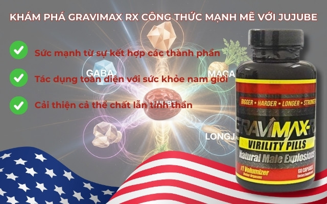 Khám Phá Gravimax RX Công Thức Mạnh Mẽ Với Jujube