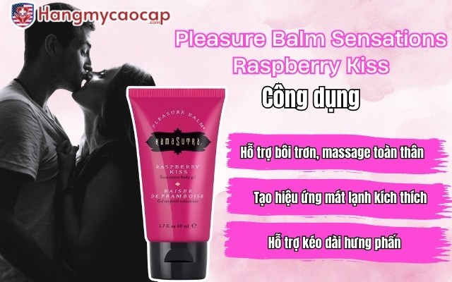 Pleasure Balm Sensations Body Gel Raspberry Kiss