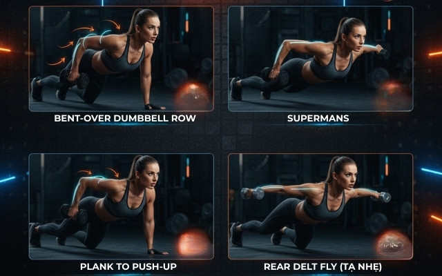 Tập Luyện Chuyên Biệt và Đốt Mỡ Nhanh Toàn Thân