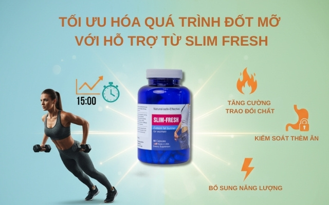 Tối Ưu Hóa Quá Trình Đốt Mỡ Với Hỗ Trợ Từ Slim Fresh