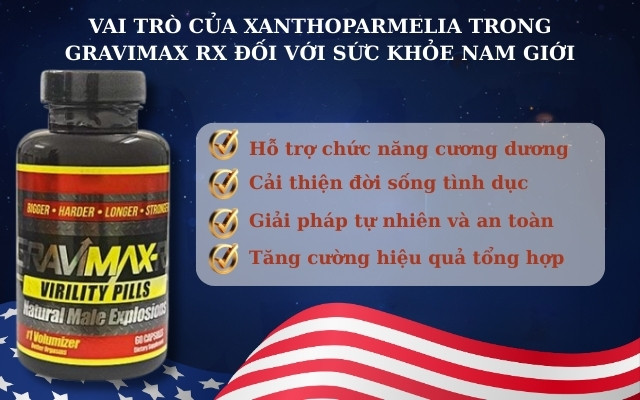 Vai Trò Của Xanthoparmelia Trong Gravimax Rx Đối Với Sức Khỏe Nam Giới
