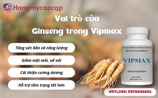 Vai trò của Ginseng