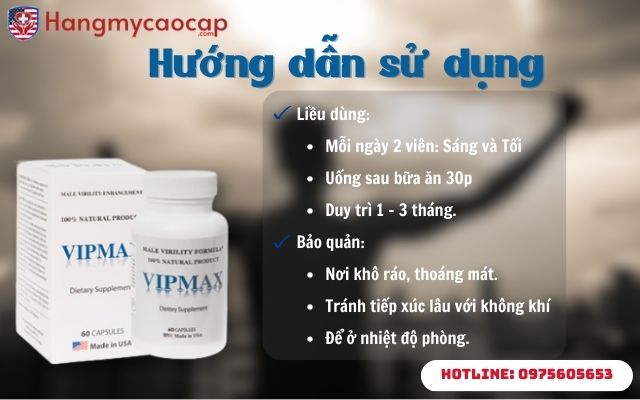 Hướng dẫn sử dụng Vipmax
