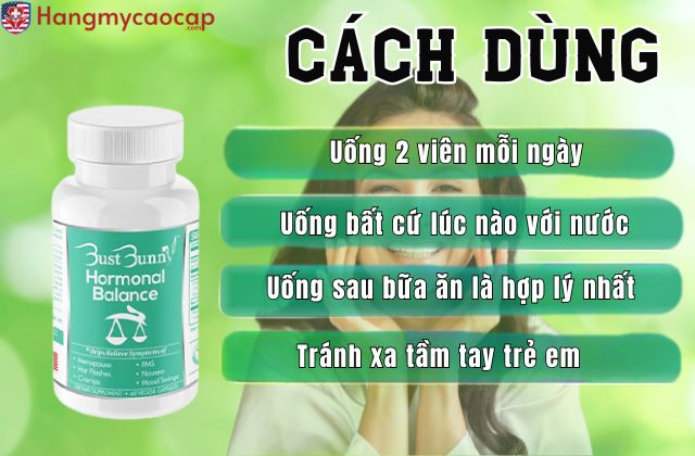Cách sử dụng Bust Bunny Hormonal Balance