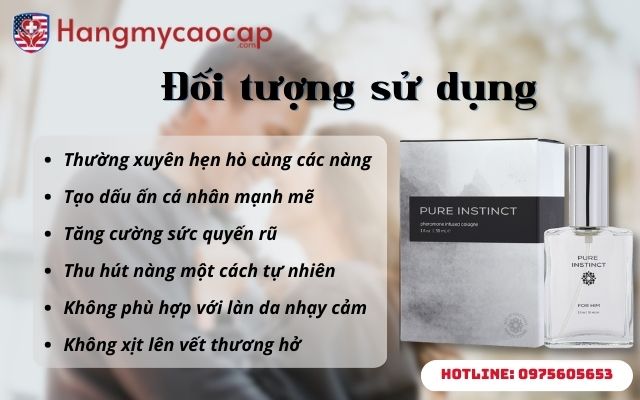 đối tượng Pure Instinct Pheromone Cologne