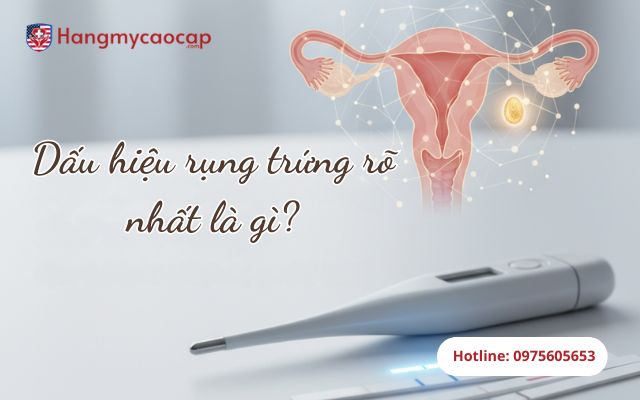 Dấu hiệu rụng trứng rõ nhất là gì?