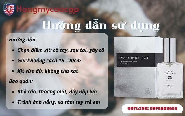 hướng dẫn Pure Instinct Pheromone Cologne