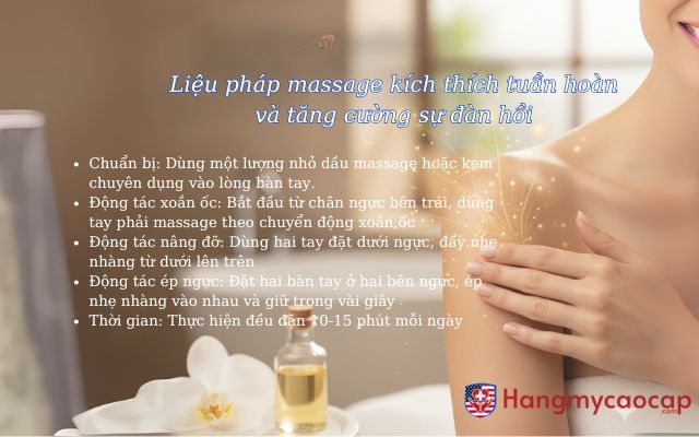 Hướng dẫn chi tiết cách massage ngực