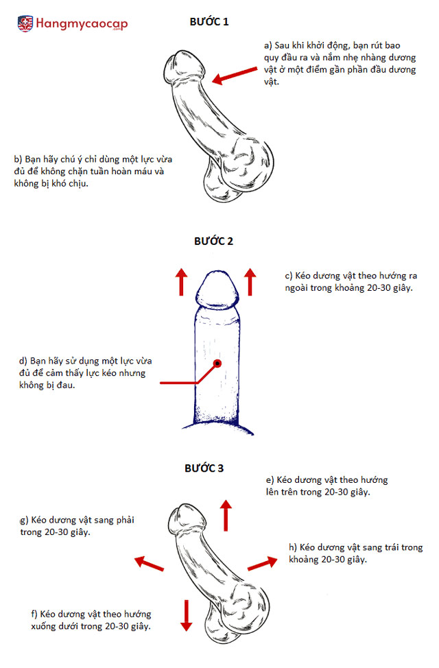Cách làm dương vật to bằng bài tập Ultimate Stretch