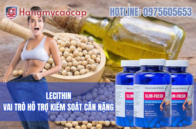 vai trò của lecithin trong slim fresh đối với việc hõ trợ kiểm soát cân nặng