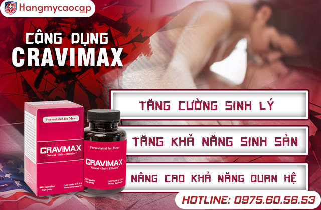 Vì sao Cravimax giúp tăng size cậu nhỏ?