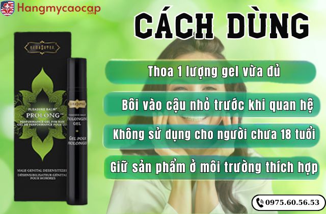 Cách sử dụng Pleasure Balm Prolong