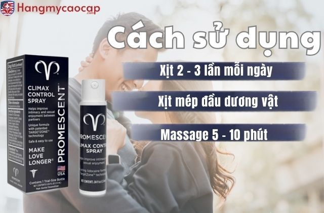 Cách sử dụng Promescent