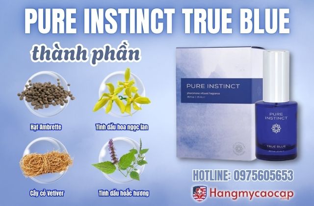 thành phần có trong pure instinct true blue