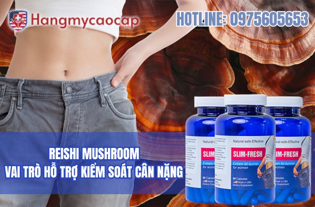 vai trò của reishi mushroom trong slim fresh đối với việc kiểm soát cân nặng