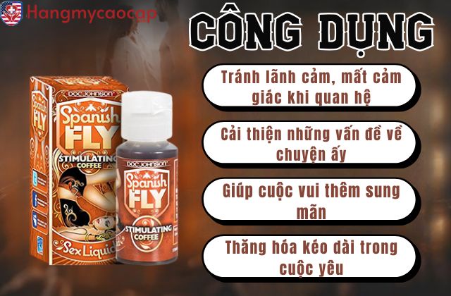Công dụng của Spanish Fly Stimulating Coffee 