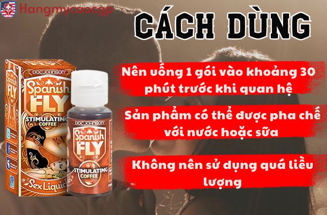 Hướng dẫn sử dụng Spanish Fly Stimulating Coffee 