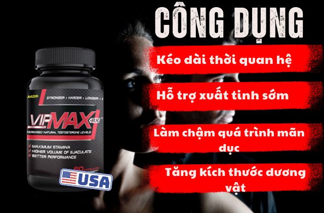 Công dụng của Vipmax RX