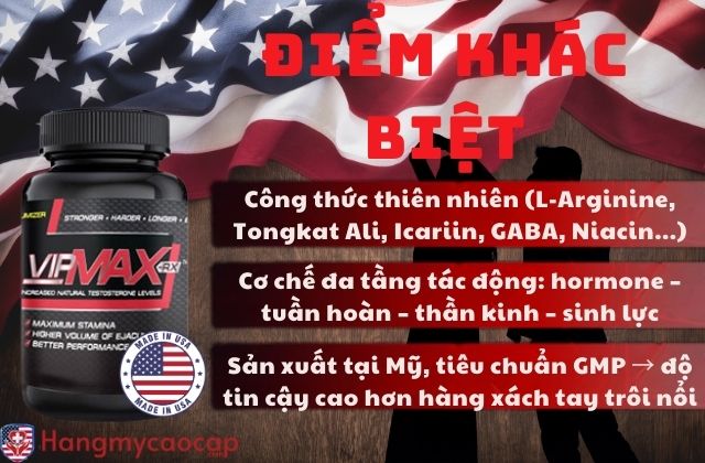 Vipmax RX có gì khác biệt so với các sản phẩm khác? 