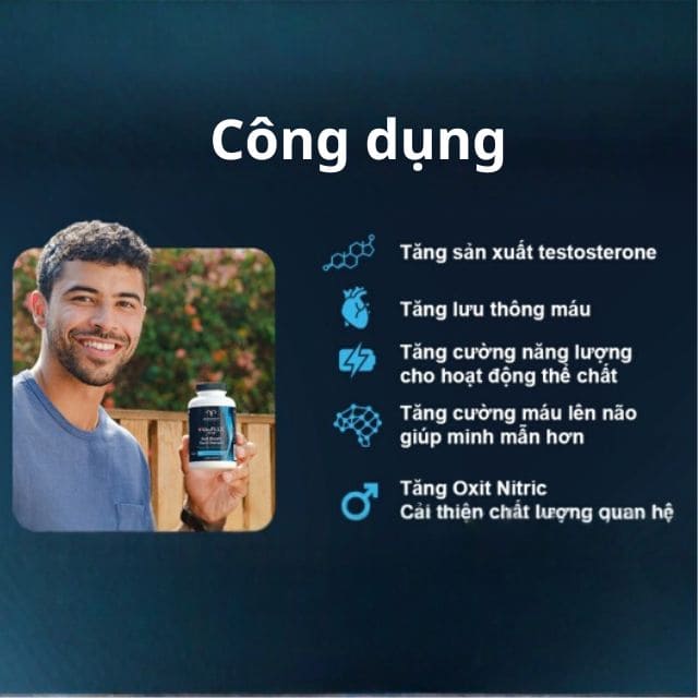 Công dụng của viên uống Promescent VitaFLUX For Men Mỹ