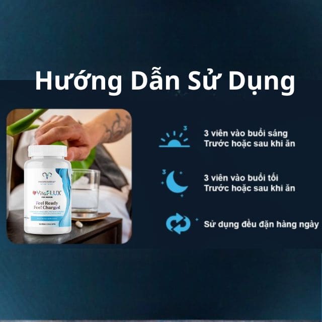 Cách sử dụng Promescent VitaFlux For Women 180 viên hiệu quả