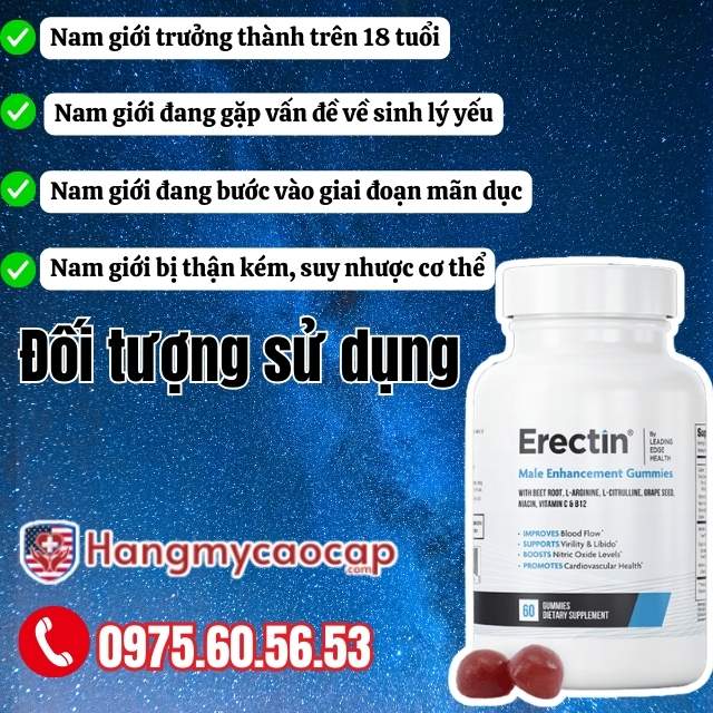 Kẹo dẻo tăng sinh lý ERECTIN