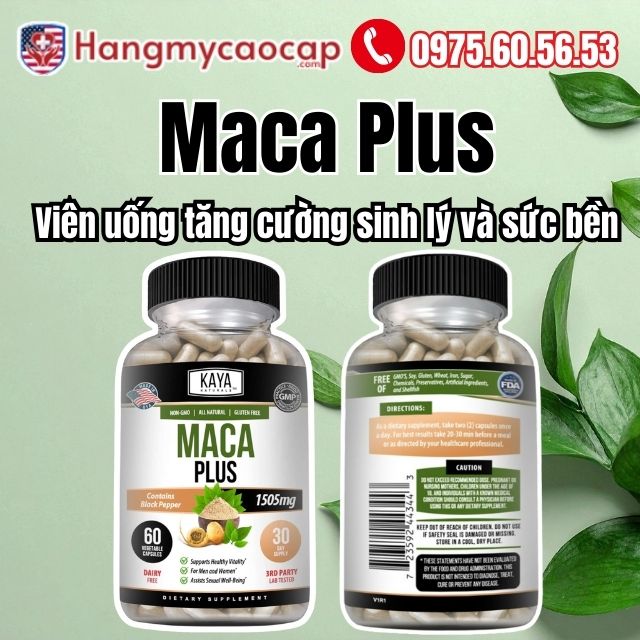 Thực phẩm bổ sung Maca Plus