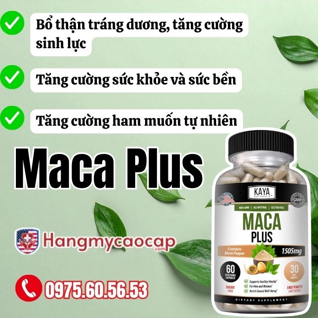 Thực phẩm bổ sung Maca Plus