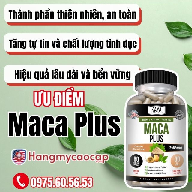 Thực phẩm bổ sung Maca Plus