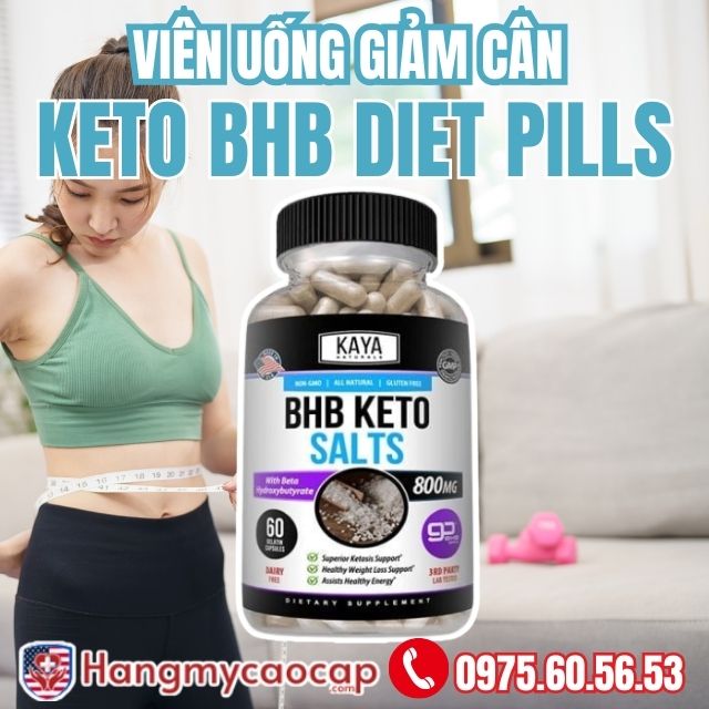 VIÊN GIẢM CÂN KETO BHB DIET PILLS