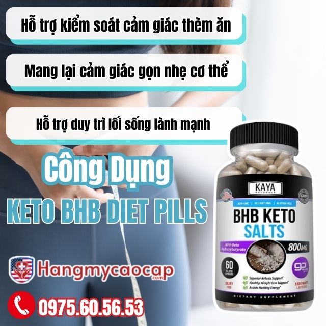 VIÊN GIẢM CÂN KETO BHB DIET PILLS