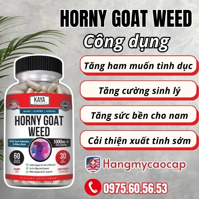 Viên uống Horny Goat Weed
