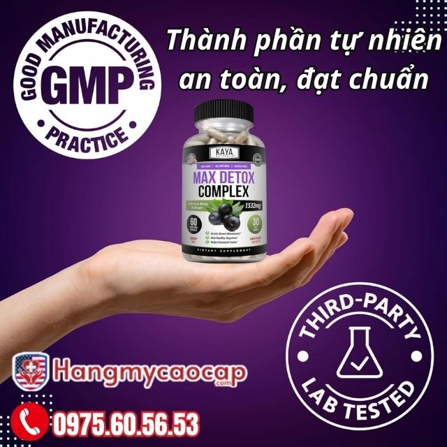 viên uống giảm cân KAS MAX DETOX COMPLEX